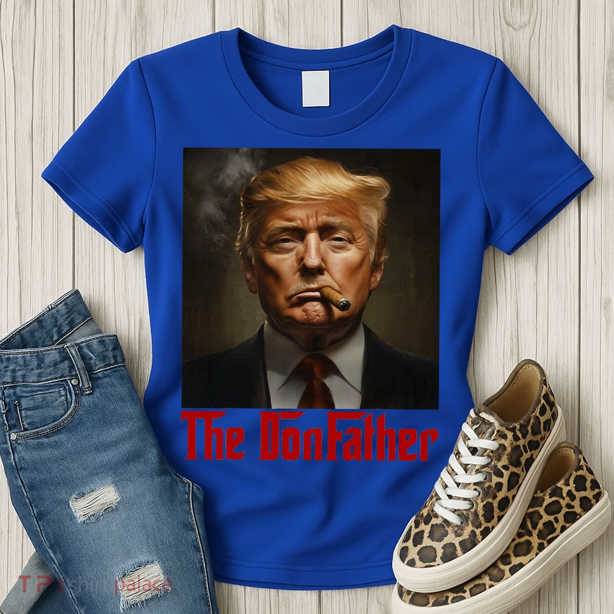 Trump The Donfather Cool American Women's T-Shirt