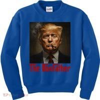 Trump The Donfather Cool American Kids Sweatshirt thumb 0