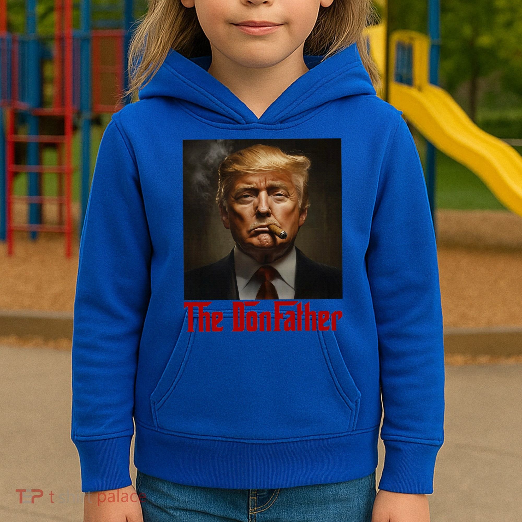 Trump The Donfather Cool American Kids Hoodie
