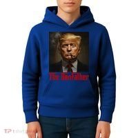 Trump The Donfather Cool American Kids Hoodie thumb 4