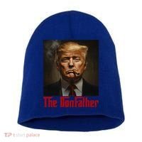 Trump The Donfather Cool American Short Acrylic Beanie thumb 0