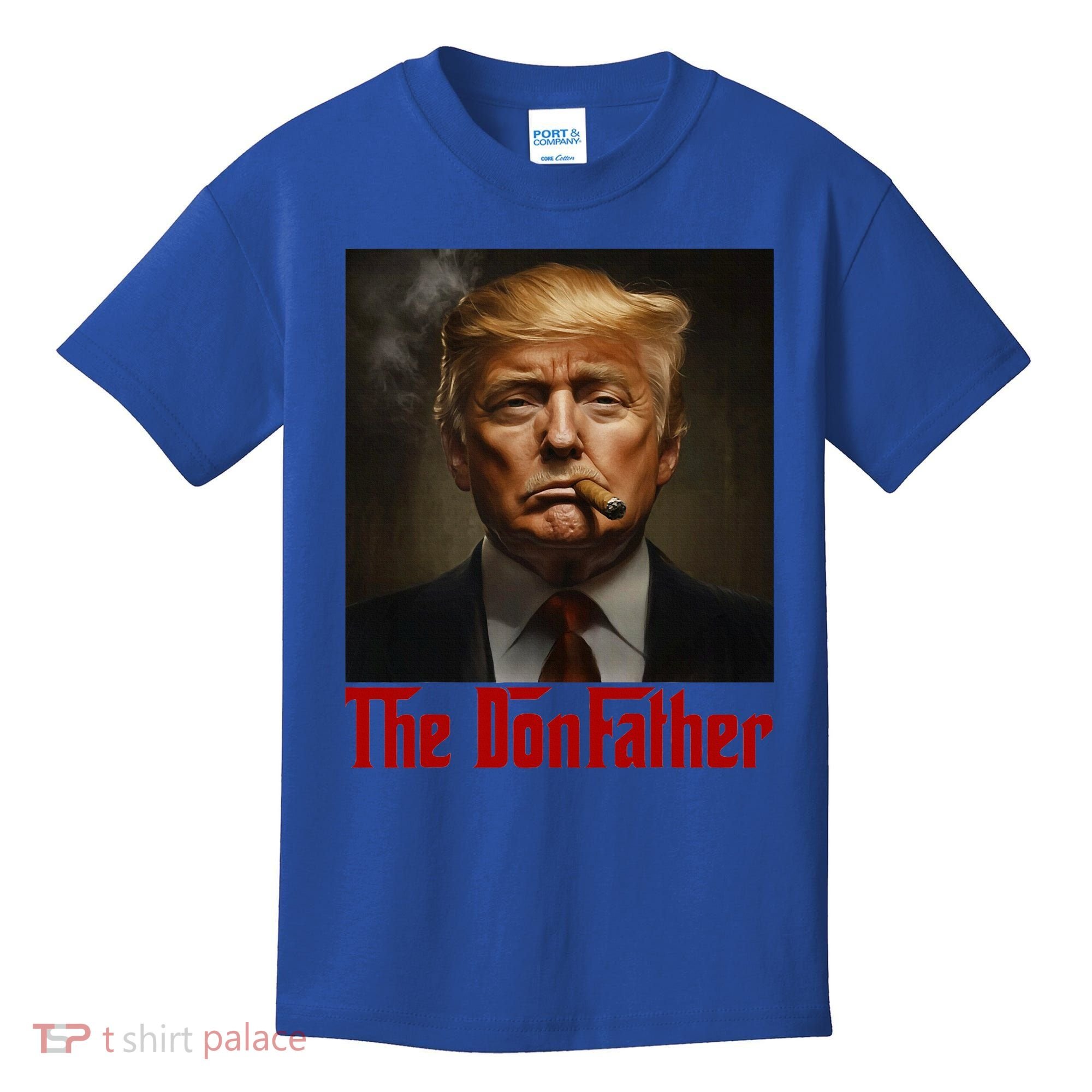 Trump The Donfather Cool American Kids T-Shirt
