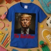Trump The Donfather Cool American Kids T-Shirt thumb 3