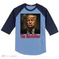 Trump The Donfather Cool American Raglan Baseball Sleeve Shirt thumb 0