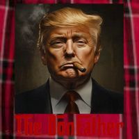 Trump The Donfather Cool American Women's Flannel Plaid Pajama Pants thumb 2