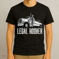 Tow Truck Driver Legal Hooker Funny Big Wrecker T-Shirt thumb 3