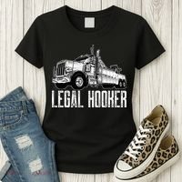 Tow Truck Driver Legal Hooker Funny Big Wrecker Women's T-Shirt thumb 3
