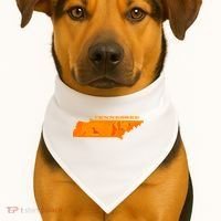 Tennessee USA-Made Doggie Bandana thumb 1