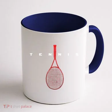 Tennis Coffee Mug back