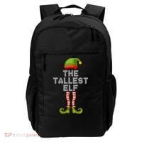 The Tallest Elf Funny Matching Christmas Backpack thumb 0