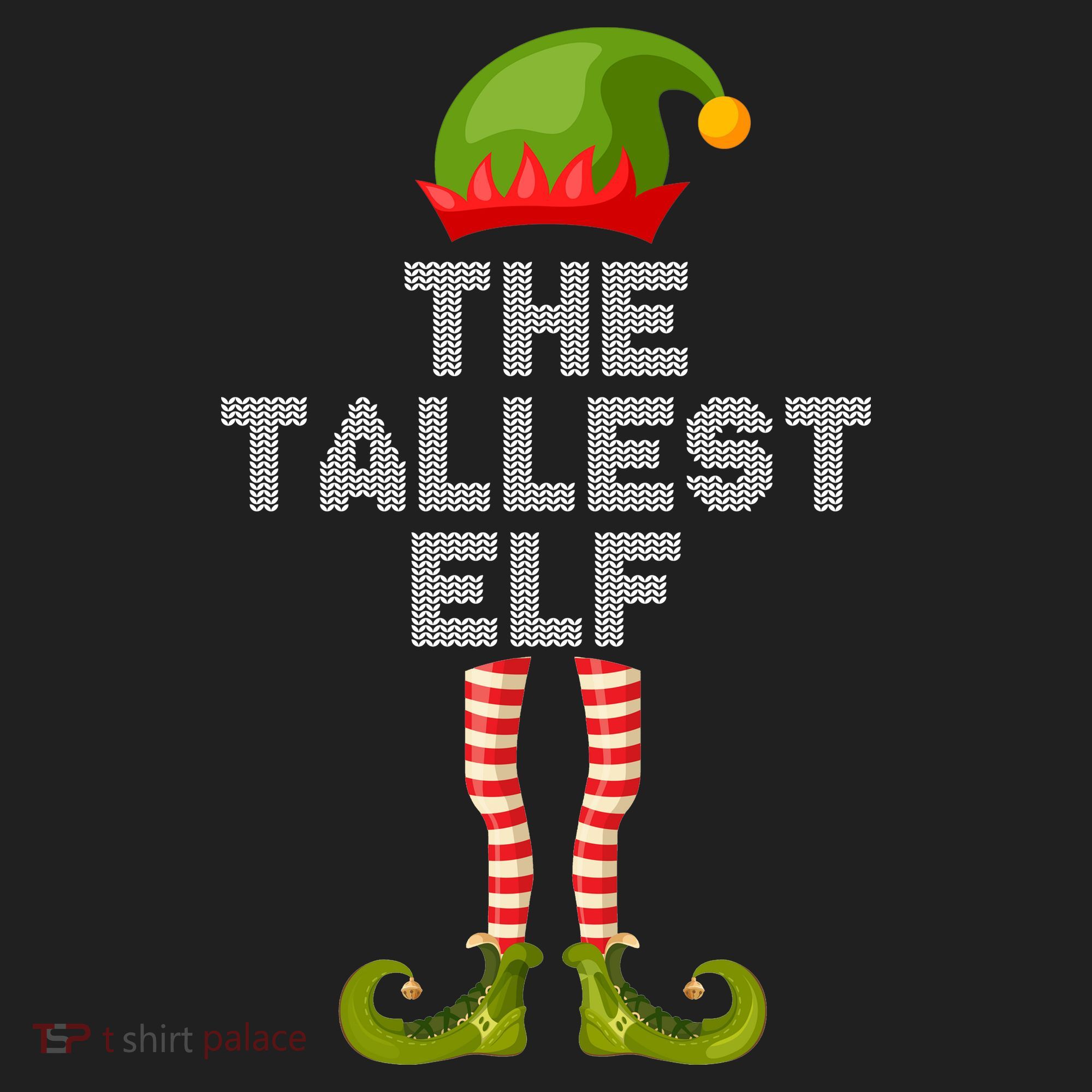 The Tallest Elf Funny Matching Christmas Tumbler