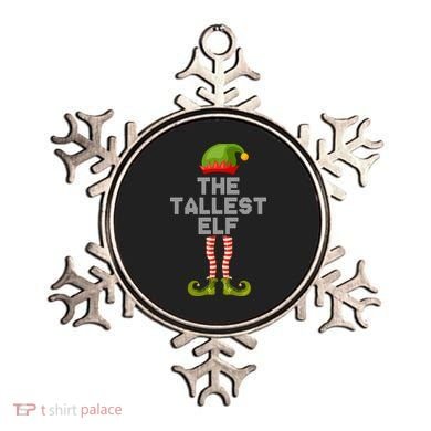 The Tallest Elf Funny Matching Christmas Ornament