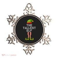 The Tallest Elf Funny Matching Christmas Ornament thumb 0
