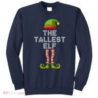 The Tallest Elf Funny Matching Christmas Sweatshirt thumb 0