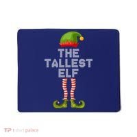 The Tallest Elf Funny Matching Christmas Mousepad thumb 0