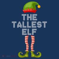 The Tallest Elf Funny Matching Christmas Mousepad thumb 1