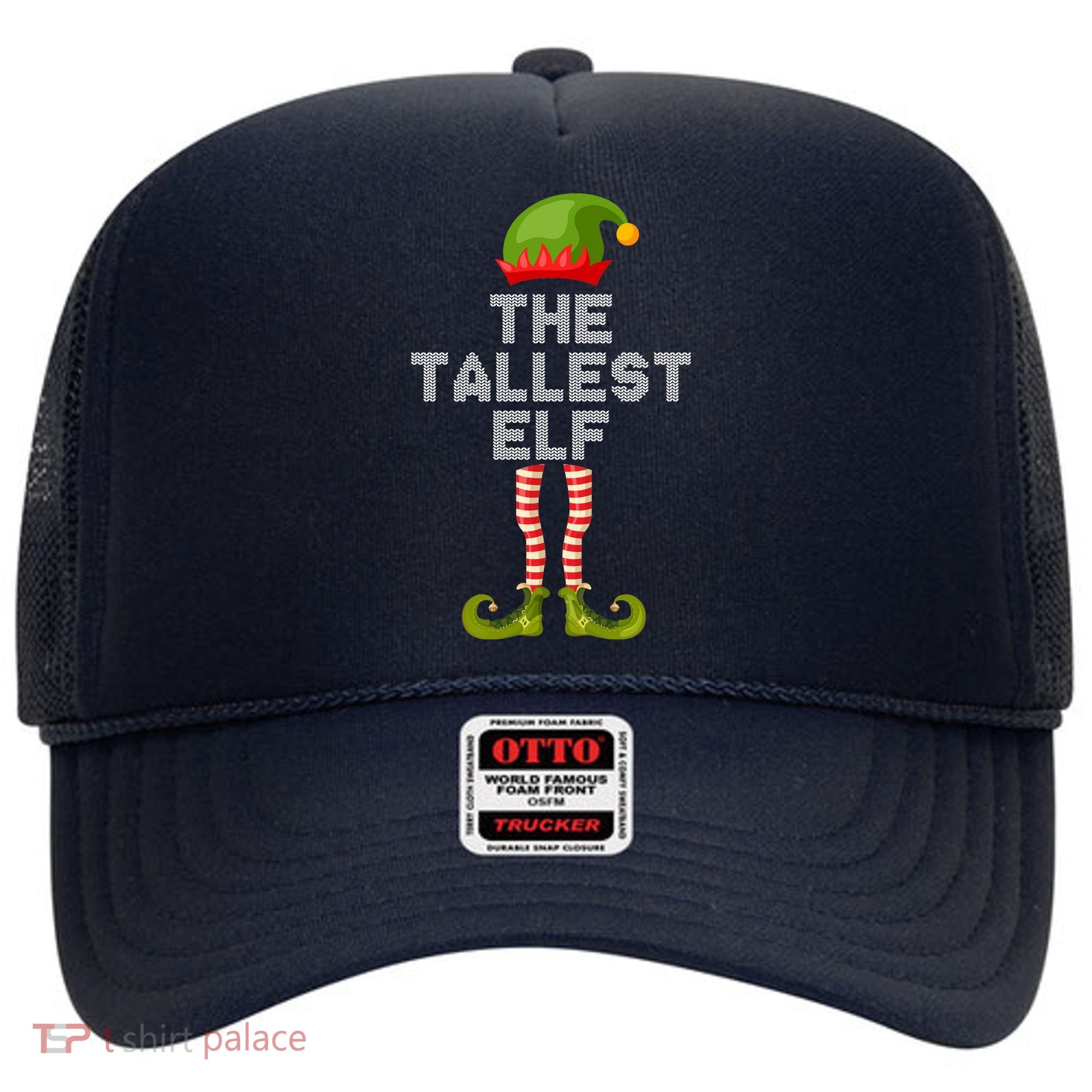 The Tallest Elf Funny Matching Christmas Hat