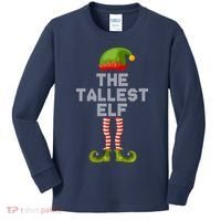 The Tallest Elf Funny Matching Christmas Kids Long Sleeve Shirt thumb 0