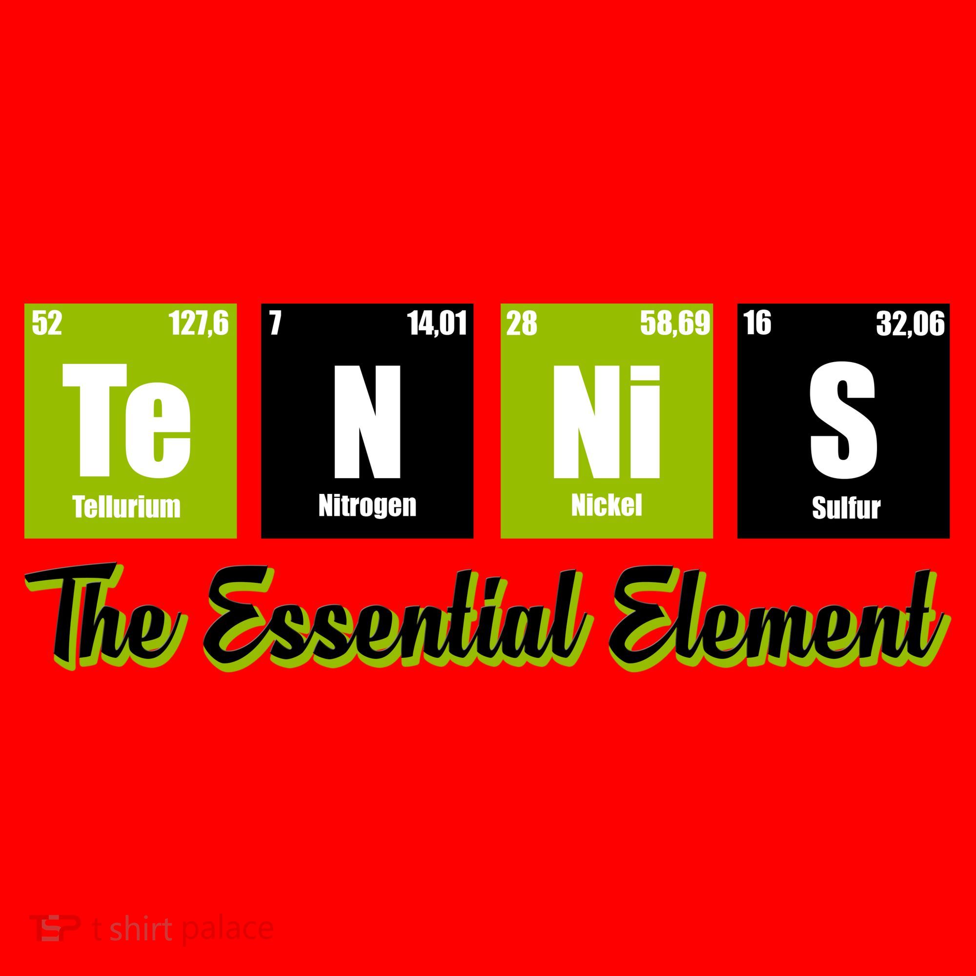 Tennis The Essential Element Santa Hat