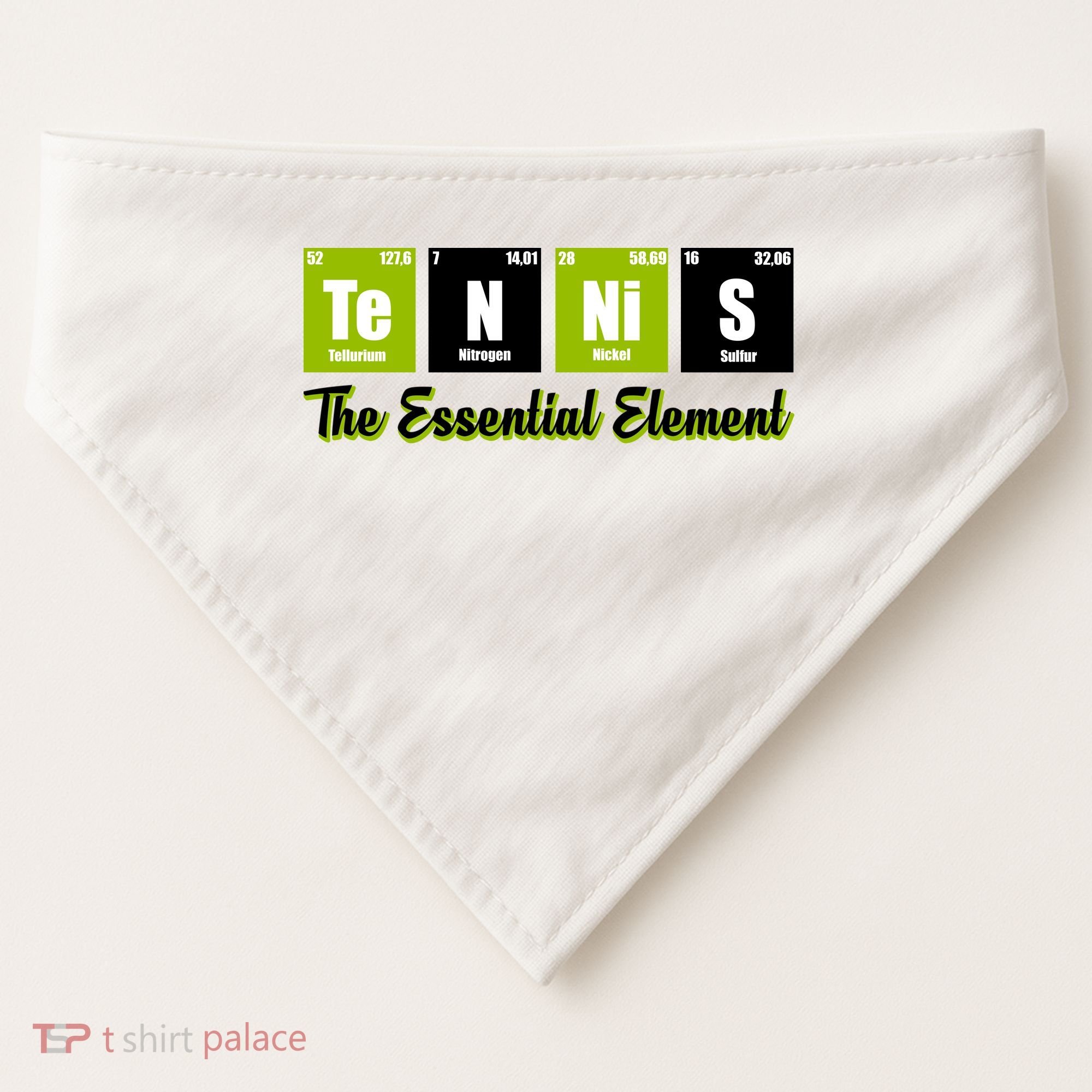 Tennis The Essential Element USA-Made Doggie Bandana