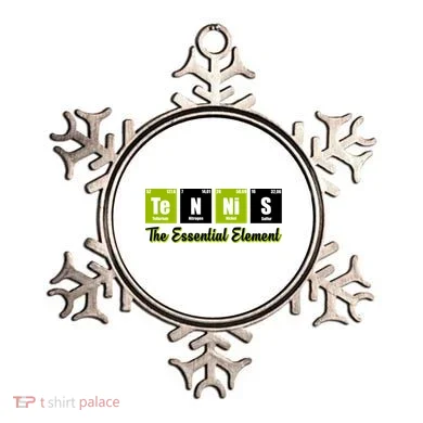 Tennis The Essential Element Ornament