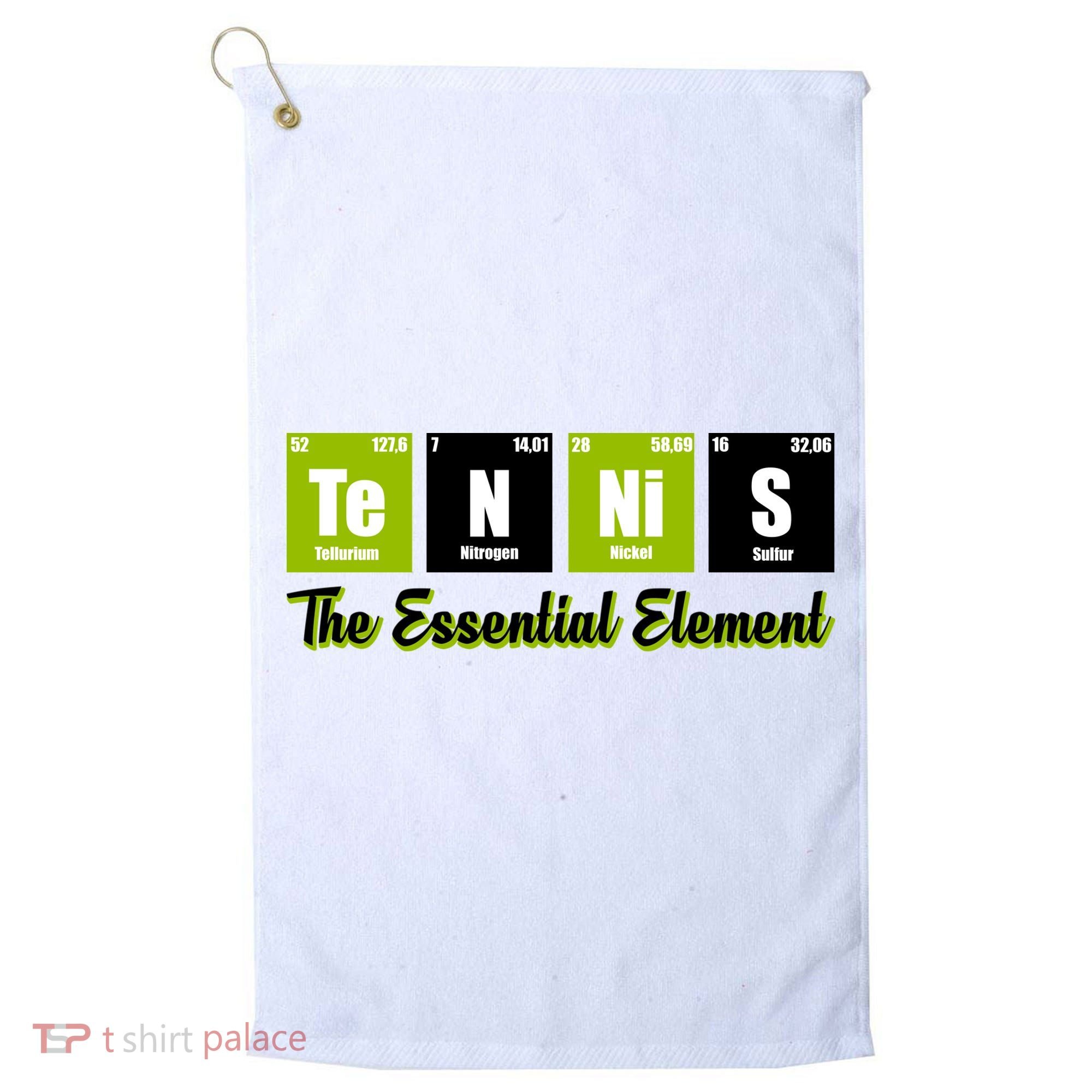 Tennis The Essential Element Golf Towel