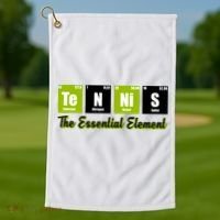 Tennis The Essential Element Golf Towel thumb 1