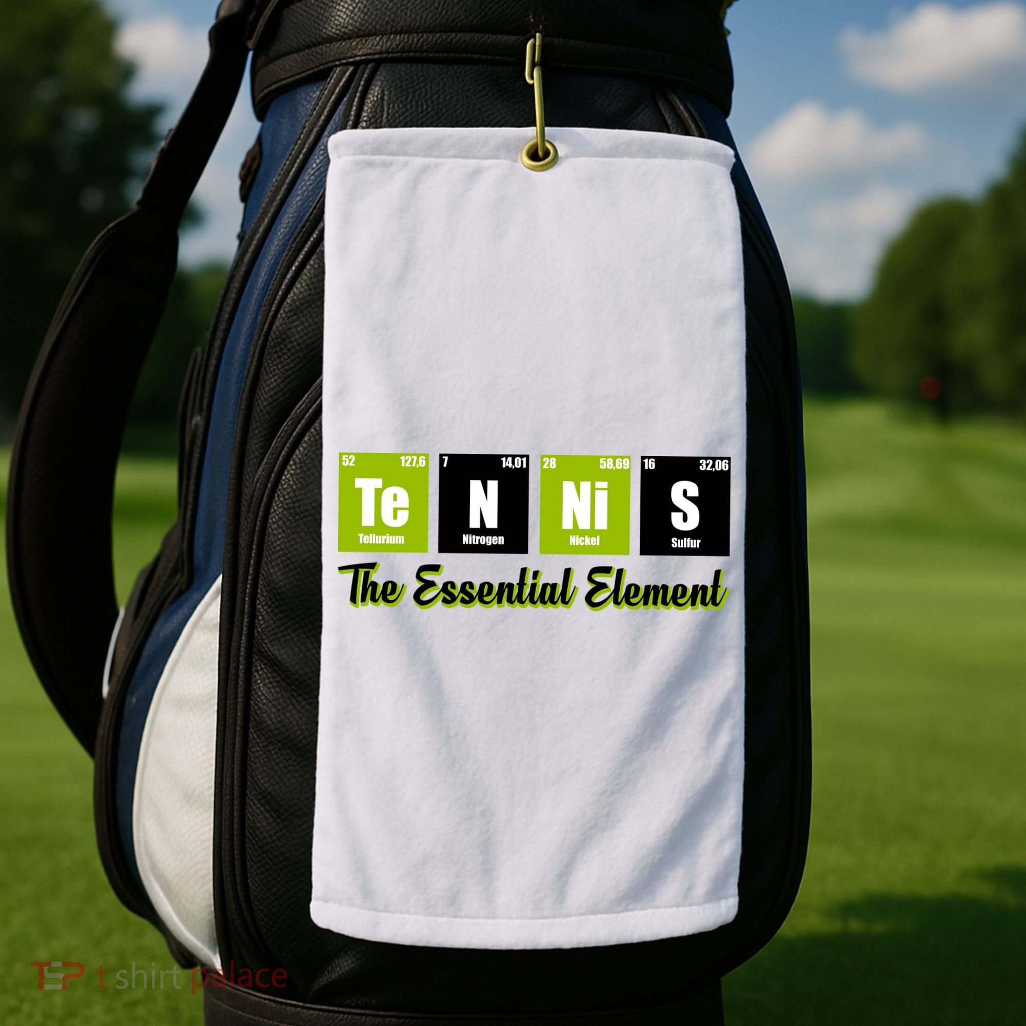 Tennis The Essential Element Golf Towel