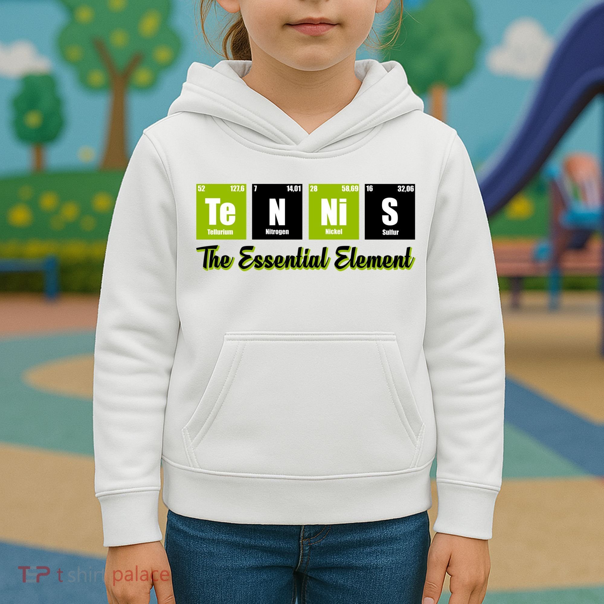 Tennis The Essential Element Kids Hoodie
