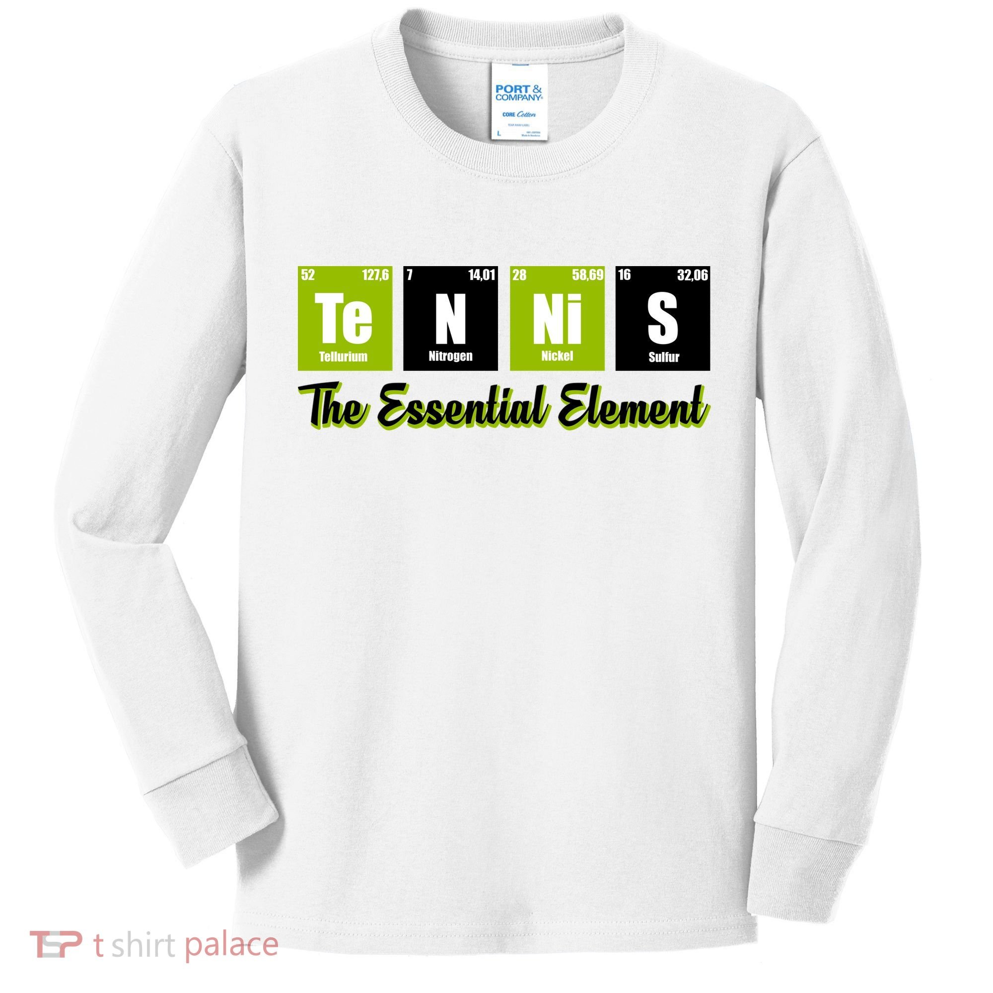 Tennis The Essential Element Kids Long Sleeve Shirt