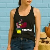 Tally The Elf Nawdy! Innocent Funny Christmas Holiday Women's Tank Top thumb 2