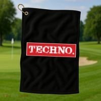 Techno Golf Towel thumb 1