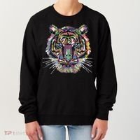 Tiger Trendy Easy Animal Print Tiger Cool Gift Women's Sweatshirt thumb 0