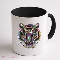Tiger Trendy Easy Animal Print Tiger Cool Gift Coffee Mug thumb 1