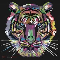 Tiger Trendy Easy Animal Print Tiger Cool Gift Ornament thumb 1
