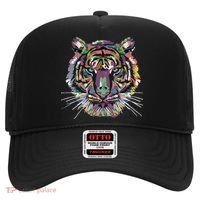 Tiger Trendy Easy Animal Print Tiger Cool Gift Hat thumb 0