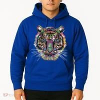 Tiger Trendy Easy Animal Print Tiger Cool Gift Hoodie thumb 2