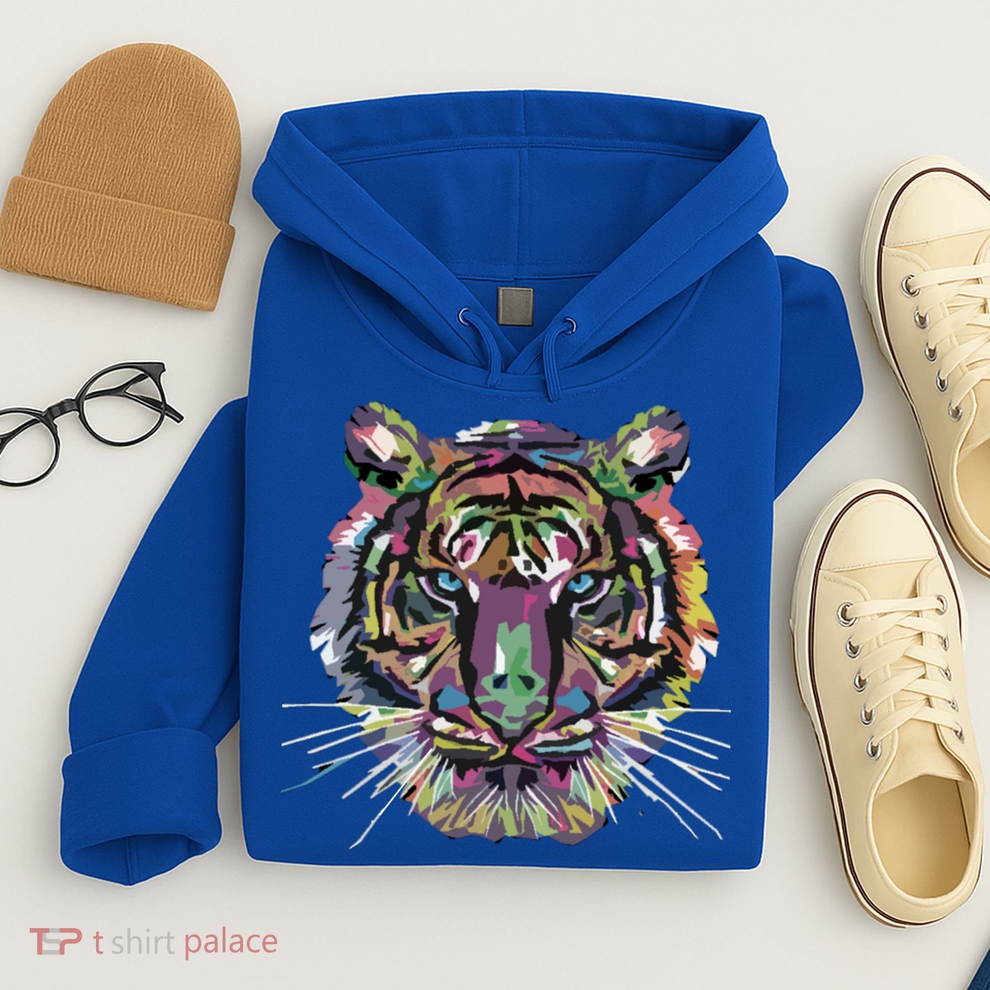 Tiger Trendy Easy Animal Print Tiger Cool Gift Hoodie