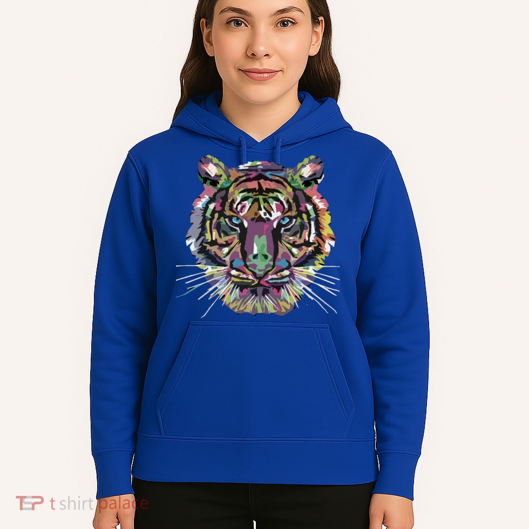 Tiger Trendy Easy Animal Print Tiger Cool Gift Hoodie