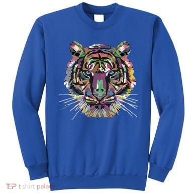 Tiger Trendy Easy Animal Print Tiger Cool Gift Sweatshirt