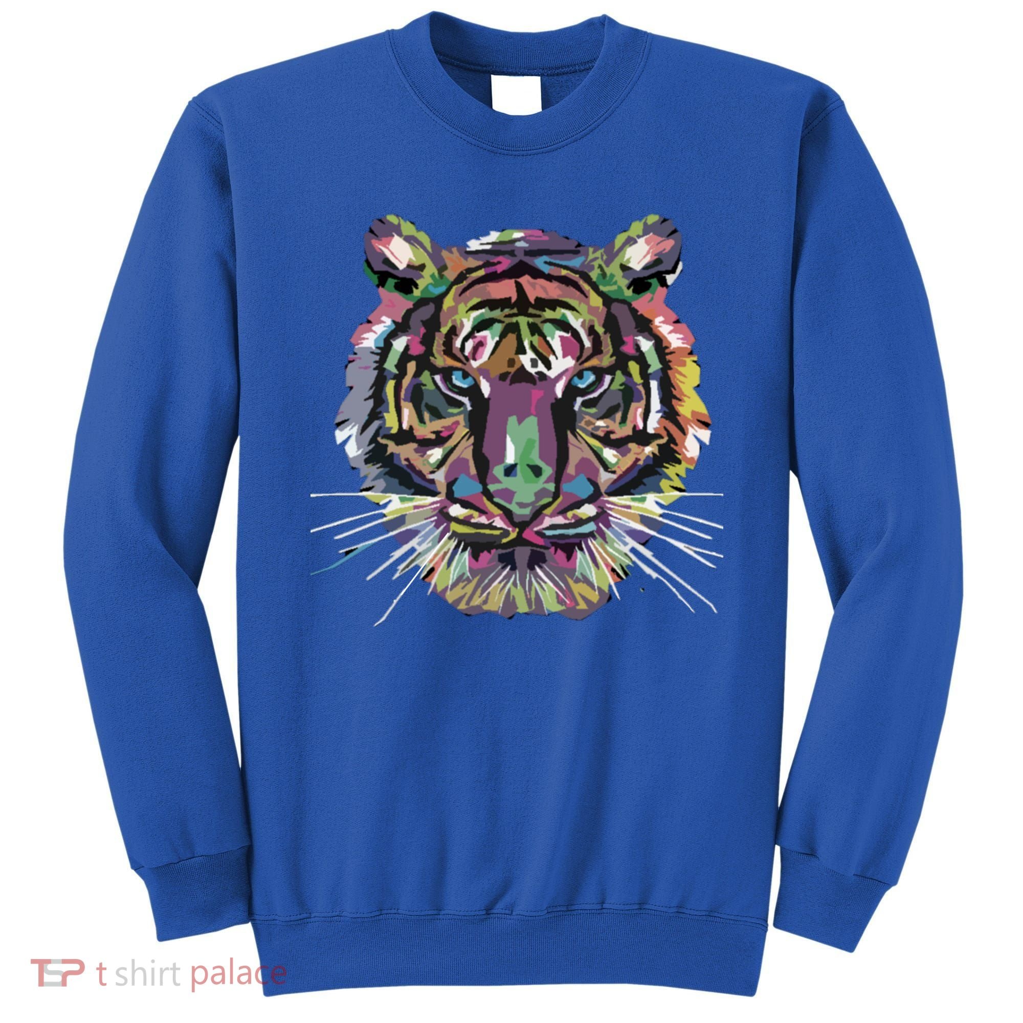 Tiger Trendy Easy Animal Print Tiger Cool Gift Sweatshirt