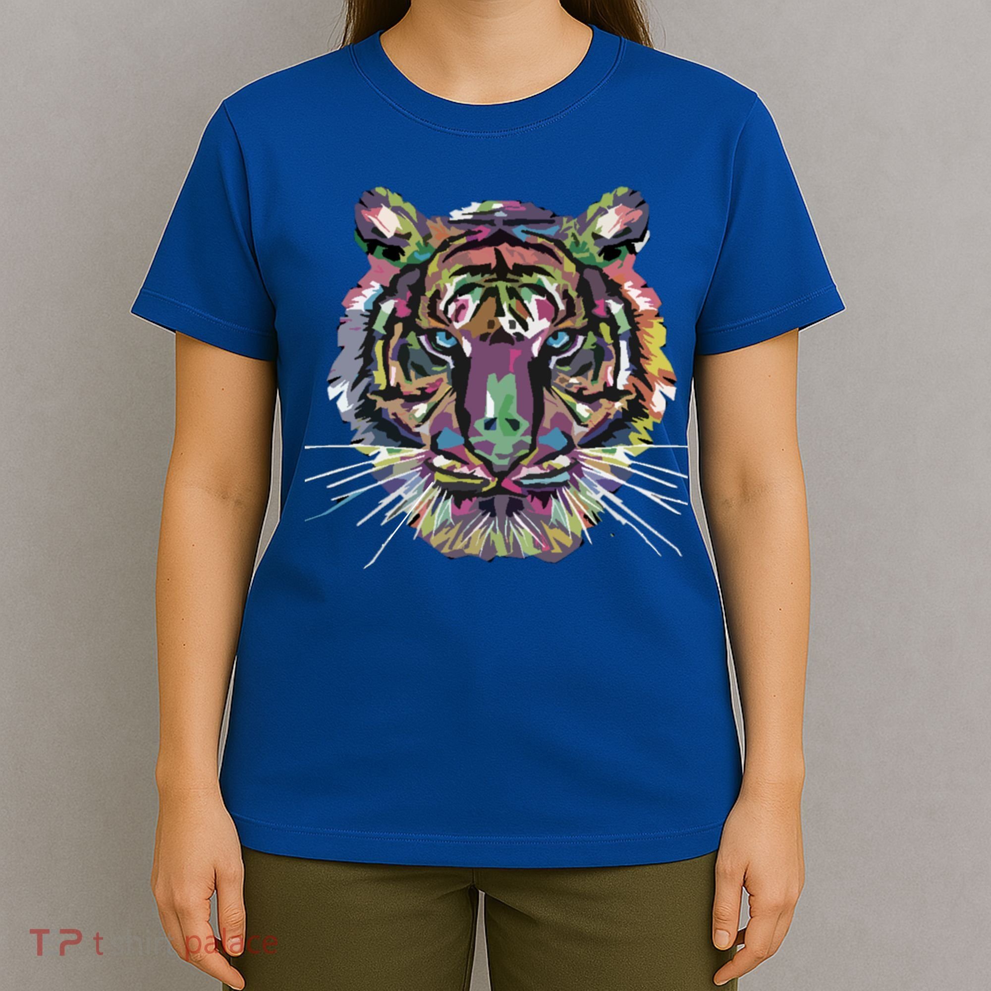 Tiger Trendy Easy Animal Print Tiger Cool Gift T-Shirt