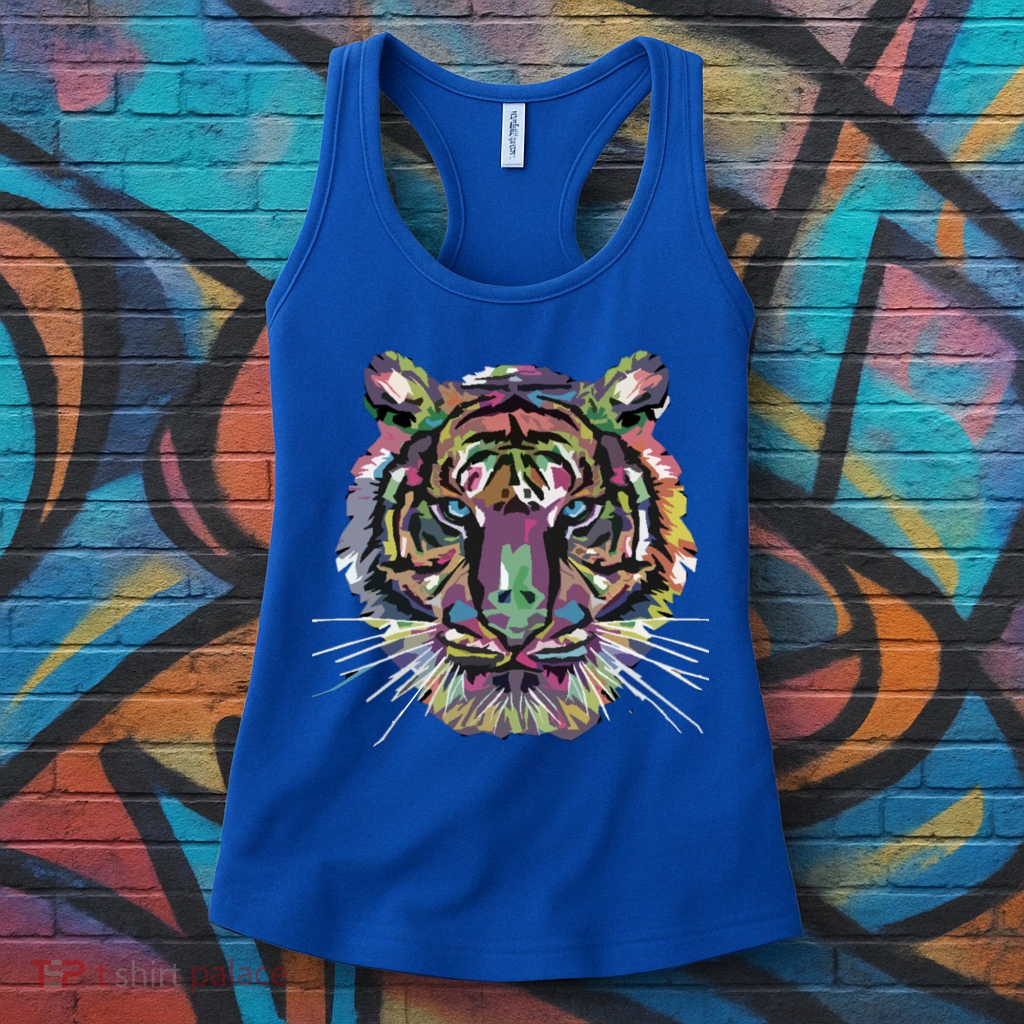 Tiger Trendy Easy Animal Print Tiger Cool Gift Women's Tank Top