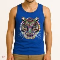 Tiger Trendy Easy Animal Print Tiger Cool Gift Tank Top thumb 3