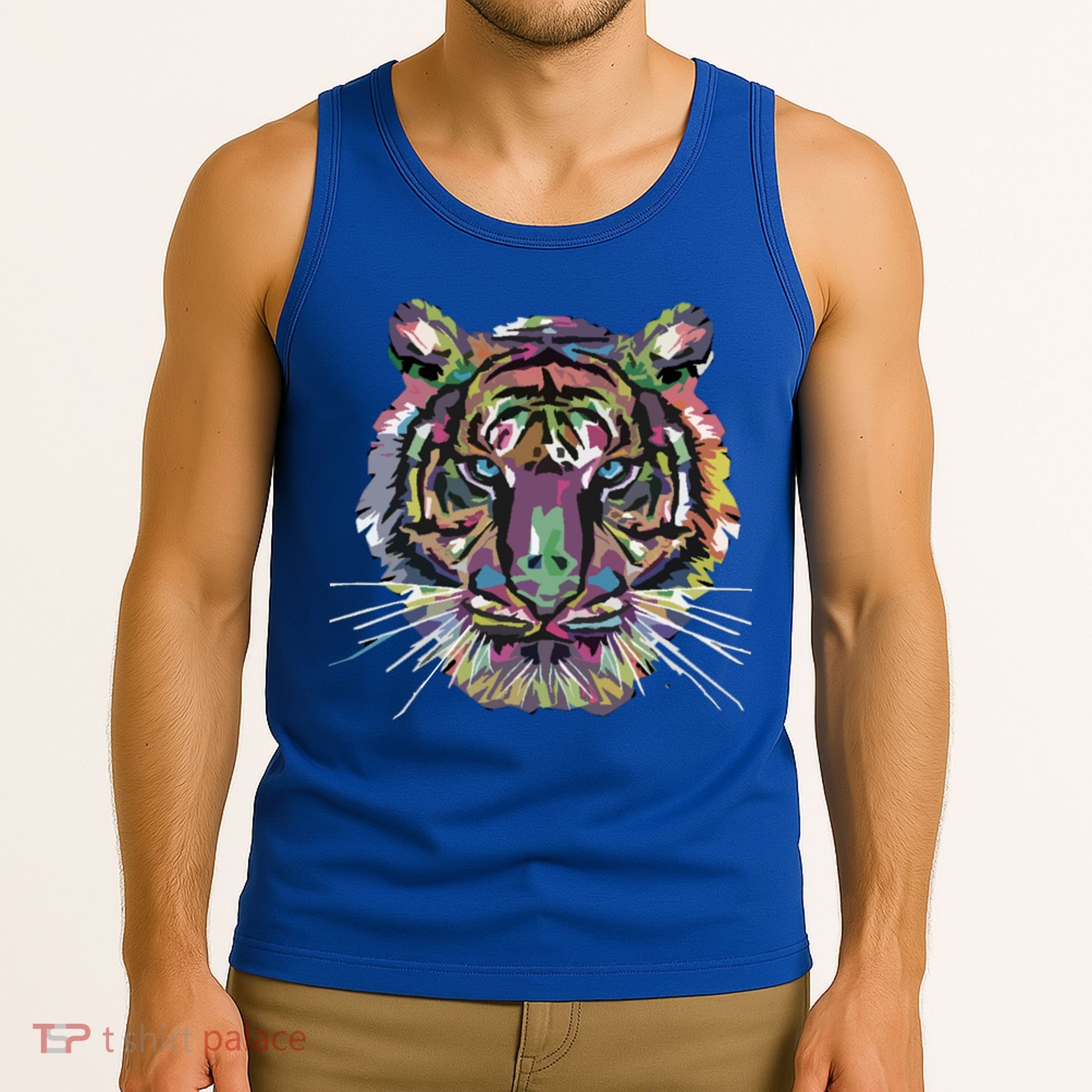 Tiger Trendy Easy Animal Print Tiger Cool Gift Tank Top