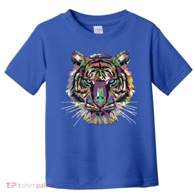Tiger Trendy Easy Animal Print Tiger Cool Gift Toddler T-Shirt