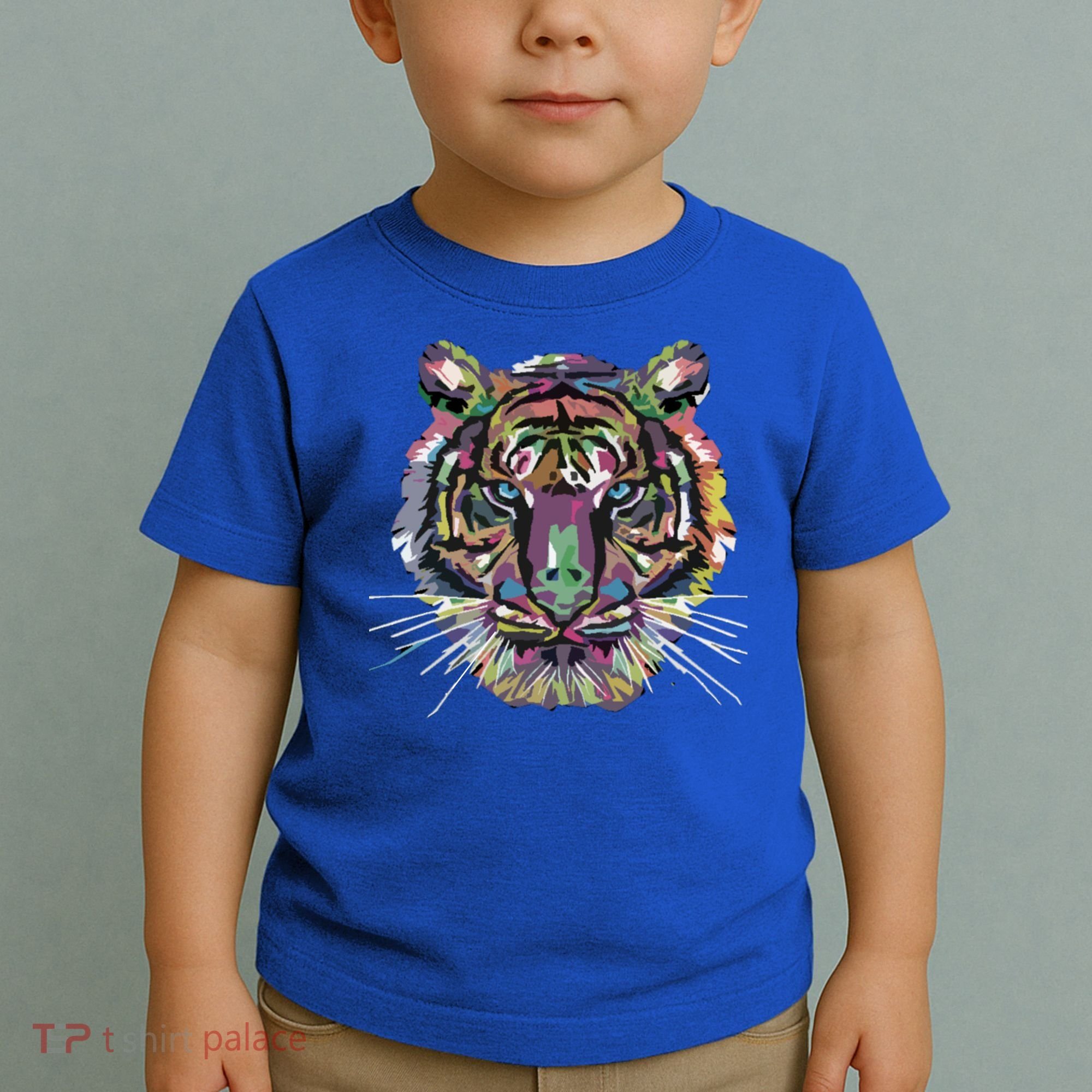 Tiger Trendy Easy Animal Print Tiger Cool Gift Toddler T-Shirt