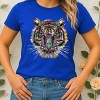 Tiger Trendy Easy Animal Print Tiger Cool Gift Women's T-Shirt thumb 2