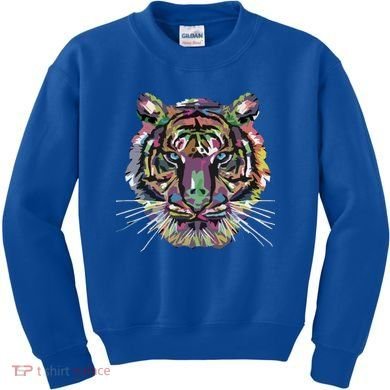 Tiger Trendy Easy Animal Print Tiger Cool Gift Kids Sweatshirt