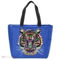 Tiger Trendy Easy Animal Print Tiger Cool Gift Tote Bag thumb 0